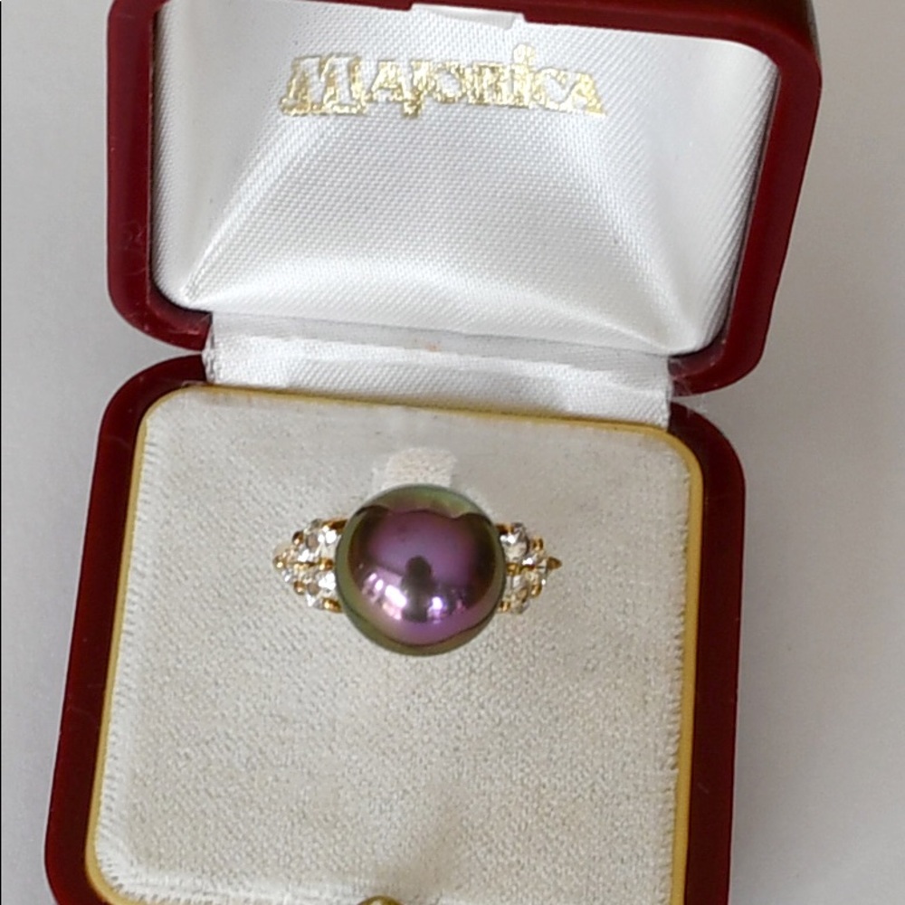 Majorica Tahitian Pearl Ring
